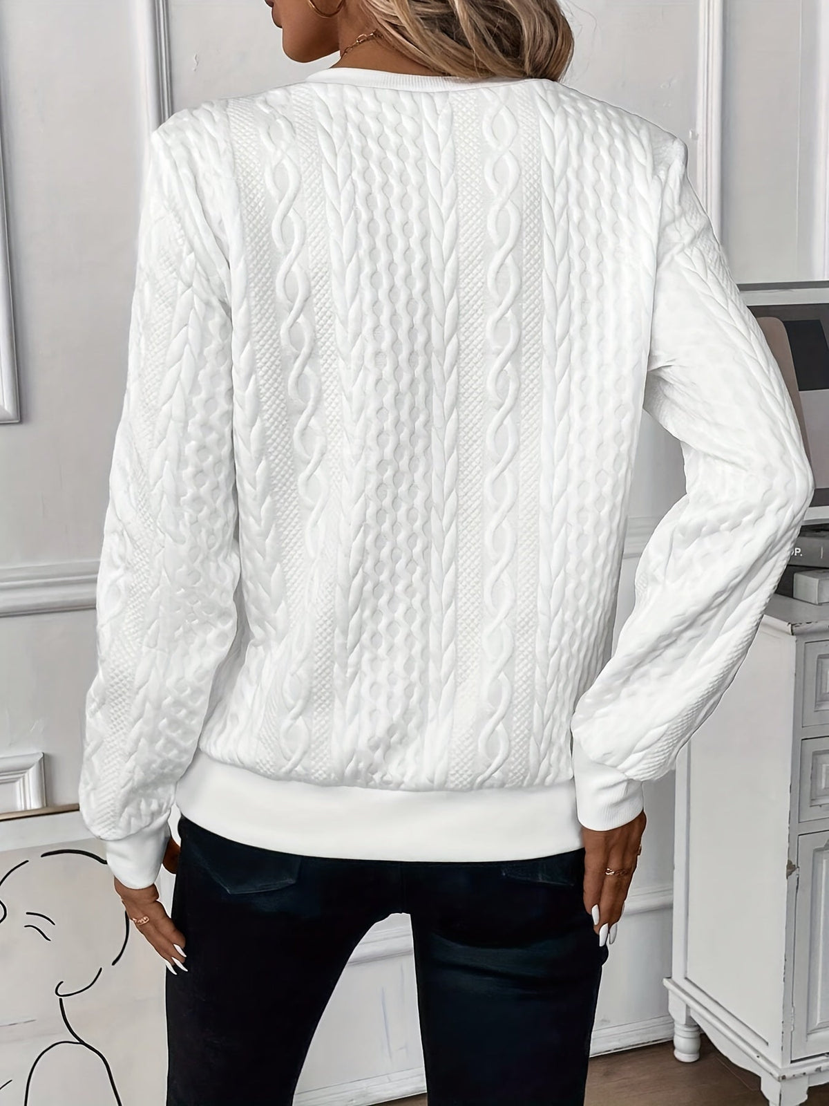 Ariosa | Weekend Knit Zip-Up Softness Sweater