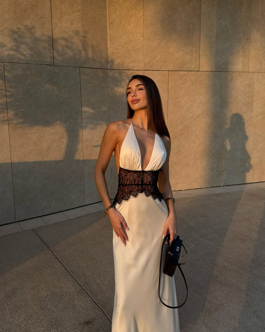 Wrenley | Airy Halter Neck Flair Dress