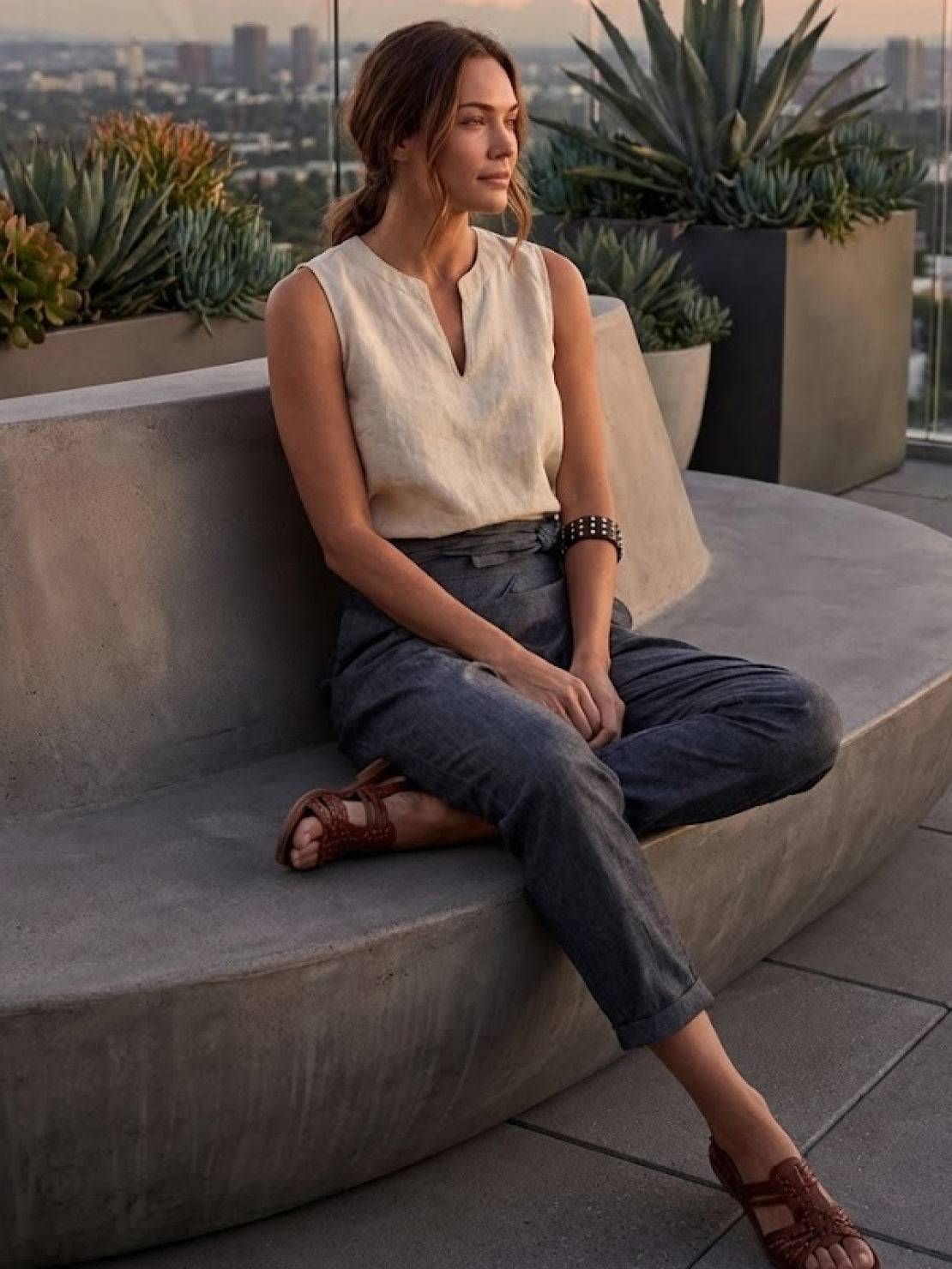Atlas | Crossover Wrap-Front Pants