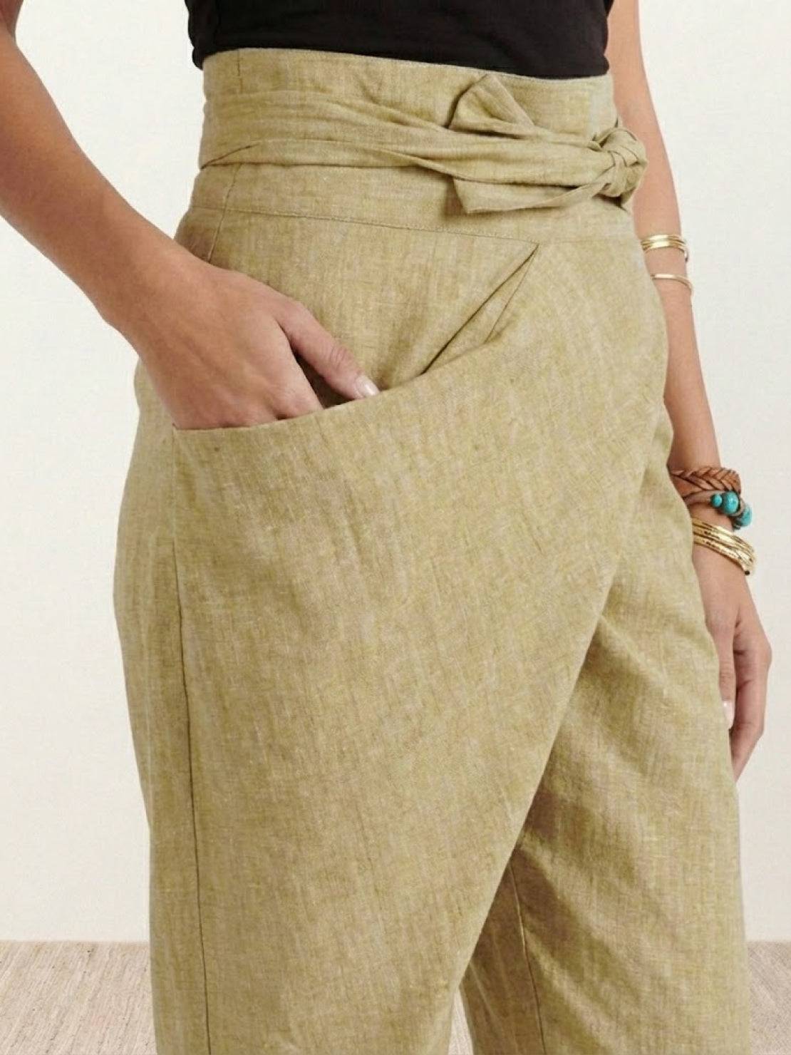 Atlas | Crossover Wrap-Front Pants