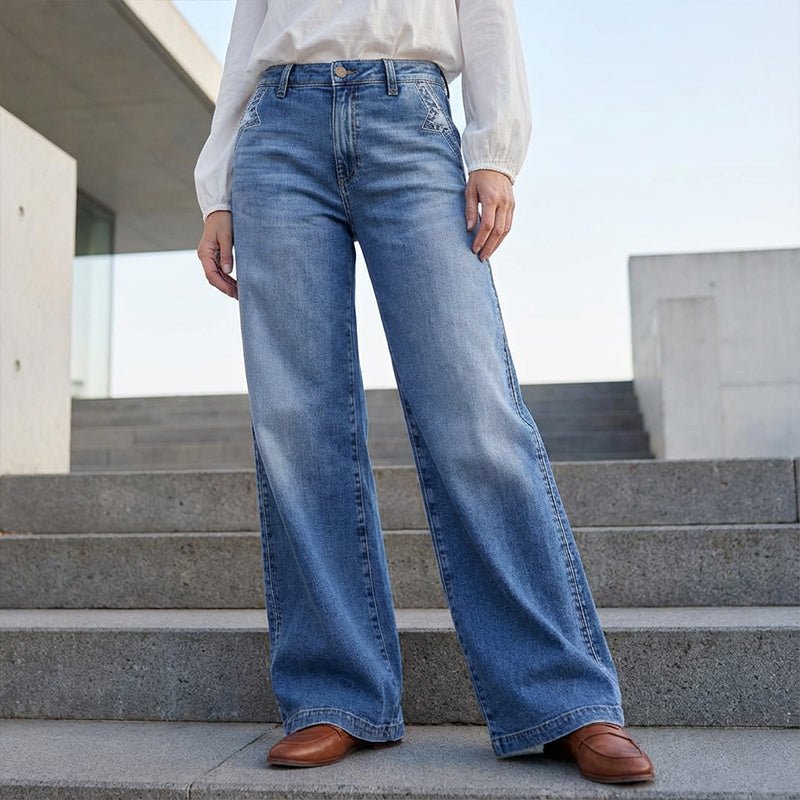 Aldena | Weekend Vintage Wide-Leg Silhouette Jeans