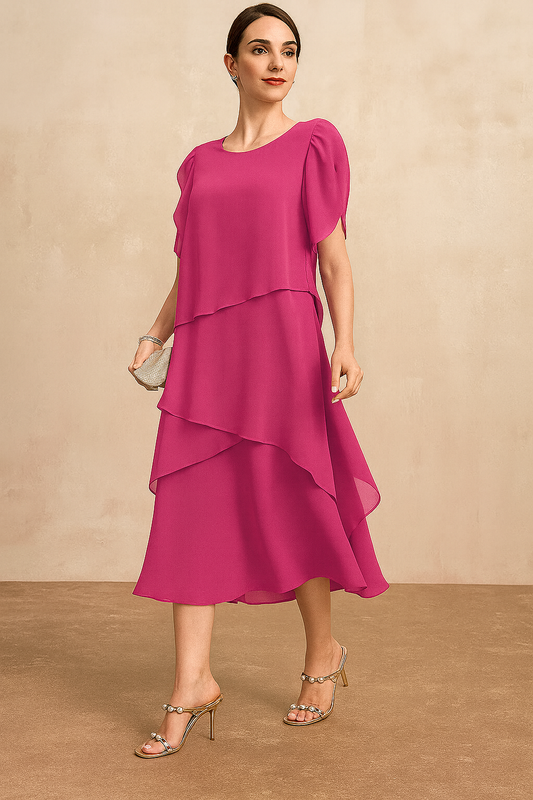 Cristiana | Effortless Breathable Chiffon Sensibility Dress