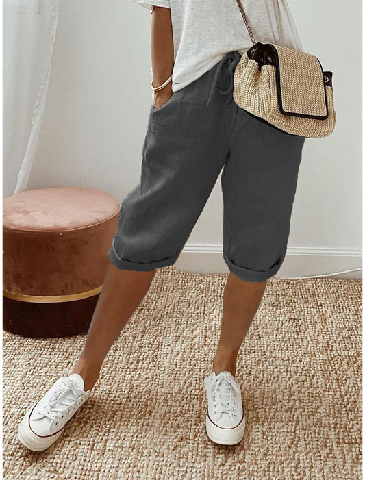 Anne | Mid-Calf Capri Pants