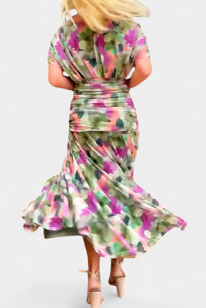 Bogdana | City Off-Shoulder Ruched Piece Dress