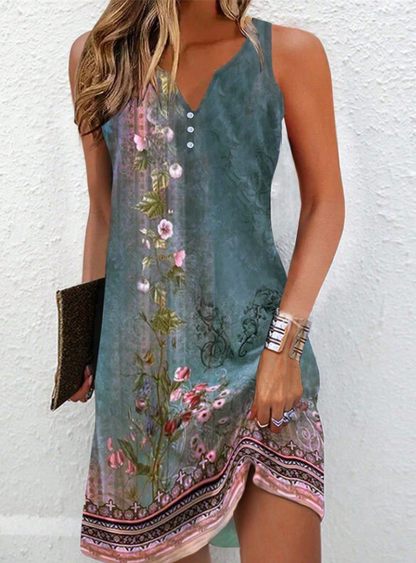 Valentia | Occasion-Ready Beach Artistic Design Dress