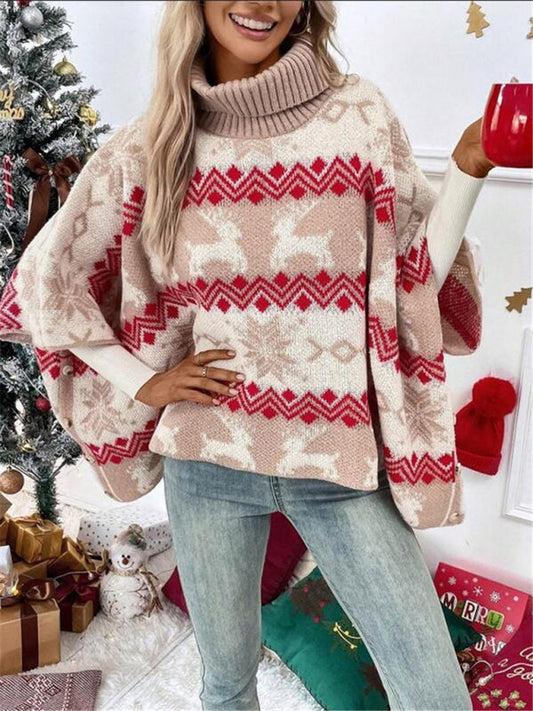 Braelyn | Layering Reindeer Print Warmth Sweater