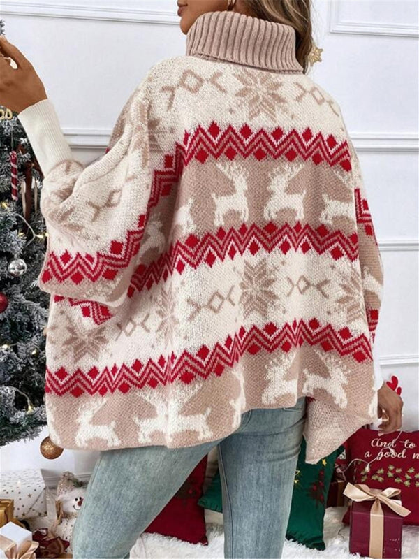 Braelyn | Layering Reindeer Print Warmth Sweater