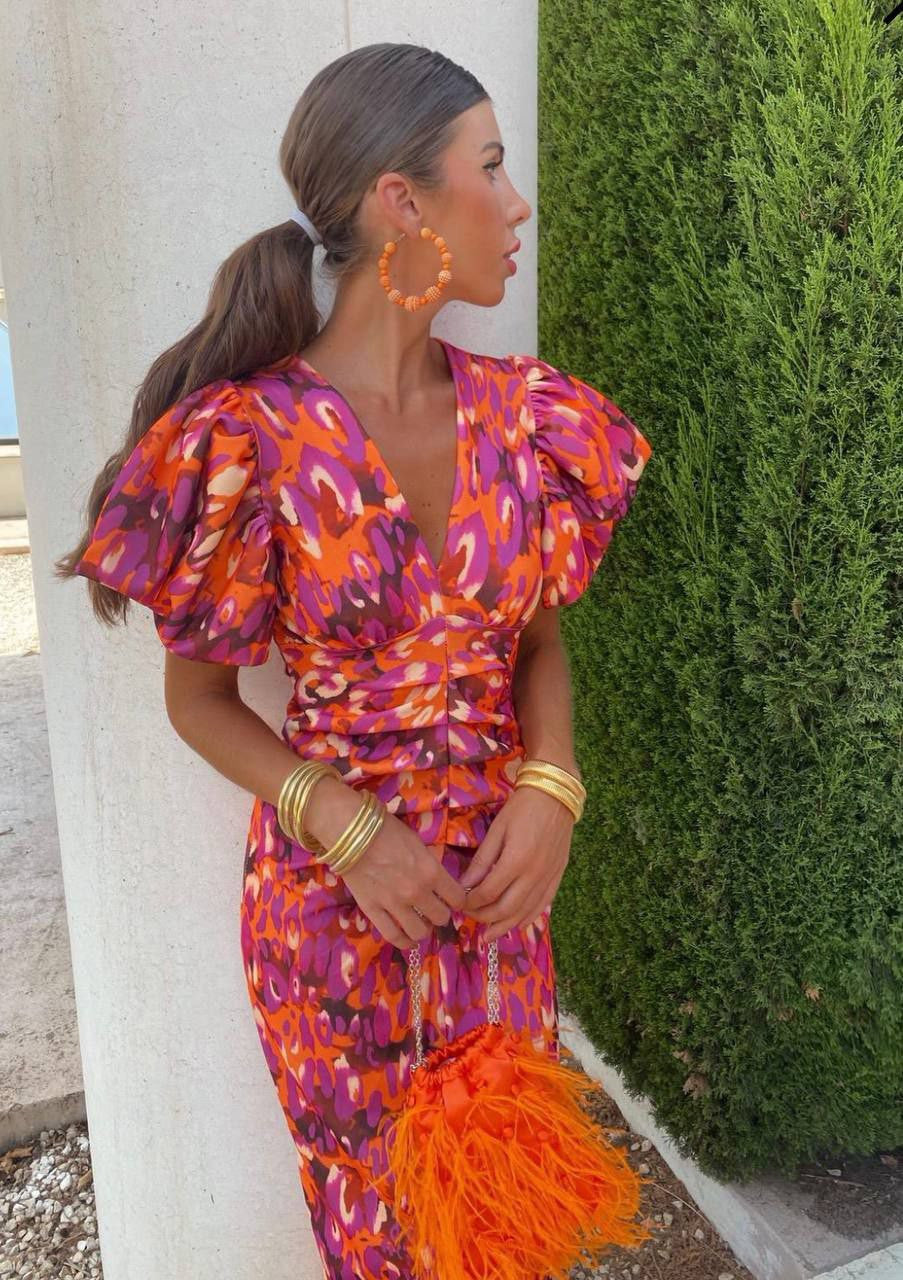 Monique | After-Five Midi Summer Design Dress