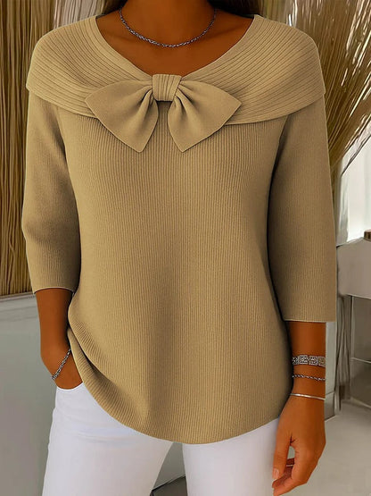 Asira | Cosy-Season Breathable Knit Texture Sweater