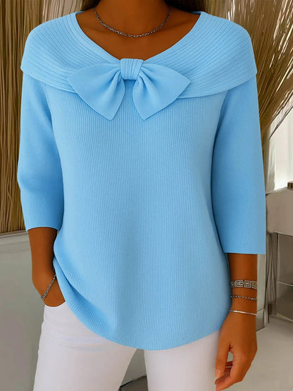 Asira | Cosy-Season Breathable Knit Texture Sweater