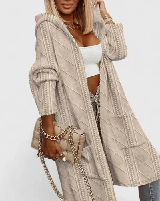 Araminta | Everyday Hooded Fit Cardigan
