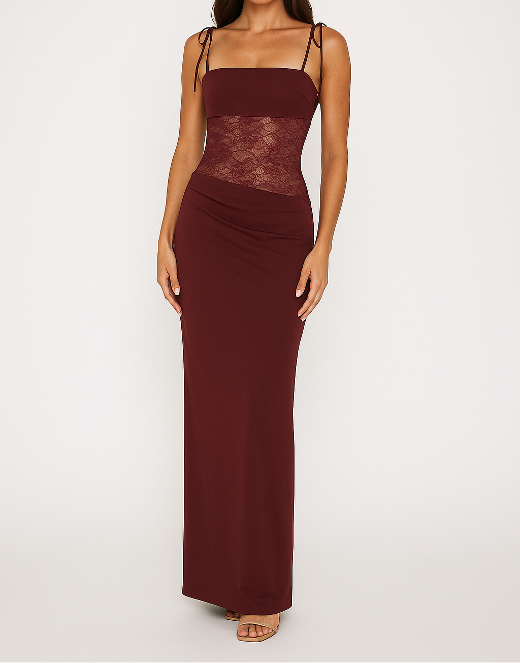 Ginevra | Occasion-Ready Lace Panel Charm Dress