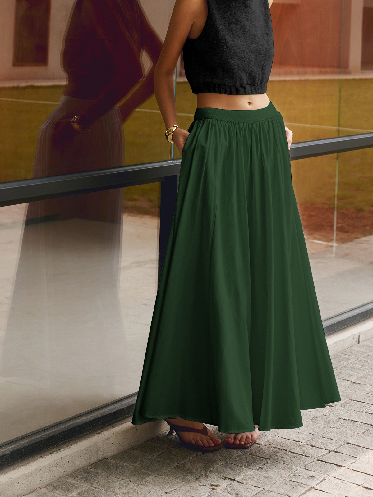 Florence | Pleated High-Waist Skirt
