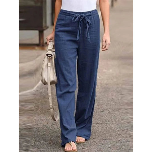 Alisia | Office-Ready Breathable Linen Versatility Pants