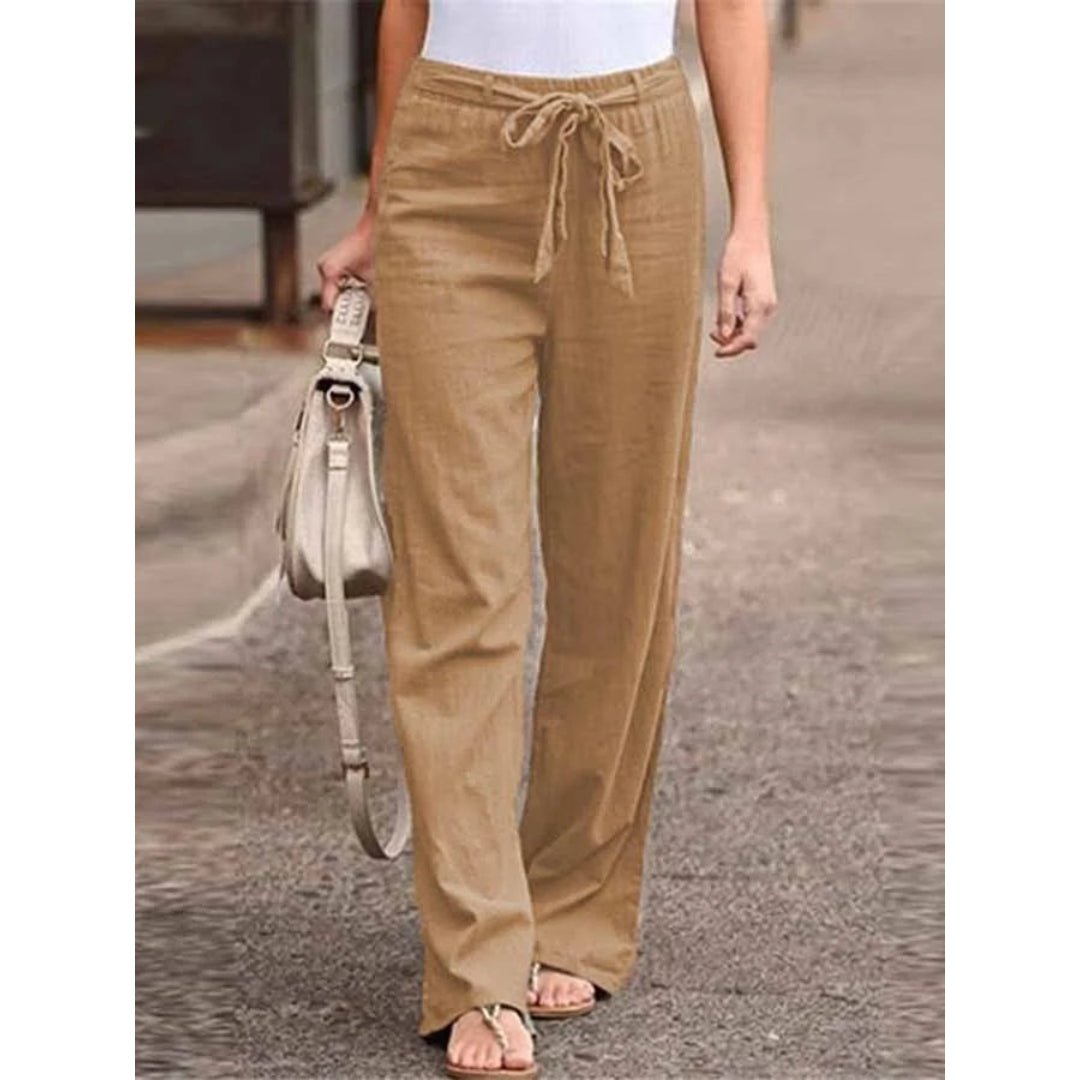 Alisia | Office-Ready Breathable Linen Versatility Pants