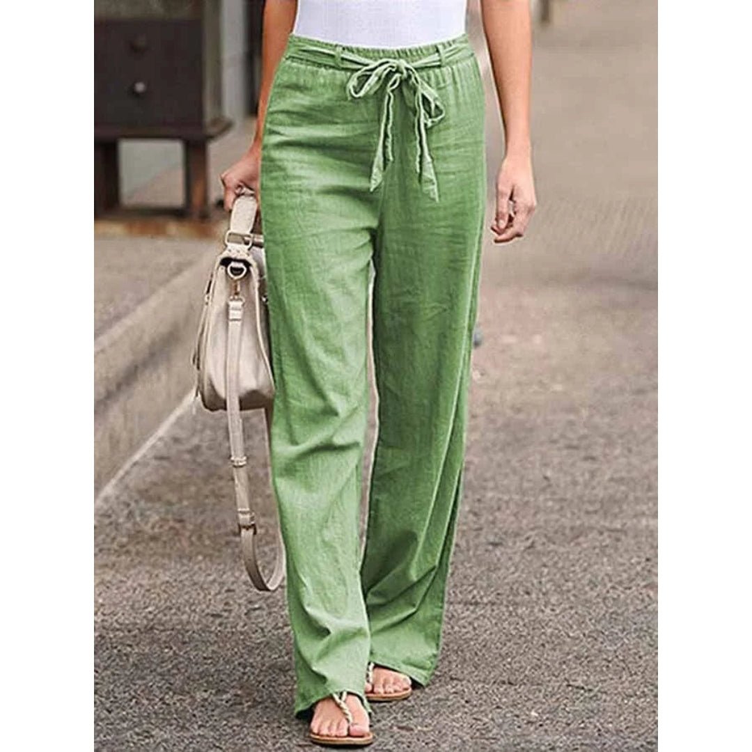 Alisia | Office-Ready Breathable Linen Versatility Pants