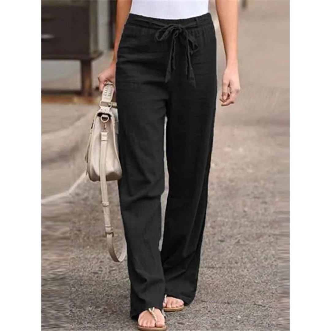 Alisia | Office-Ready Breathable Linen Versatility Pants
