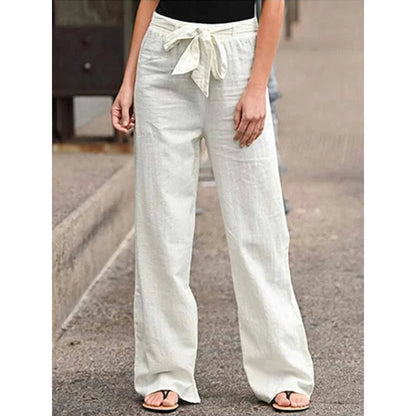 Alisia | Office-Ready Breathable Linen Versatility Pants
