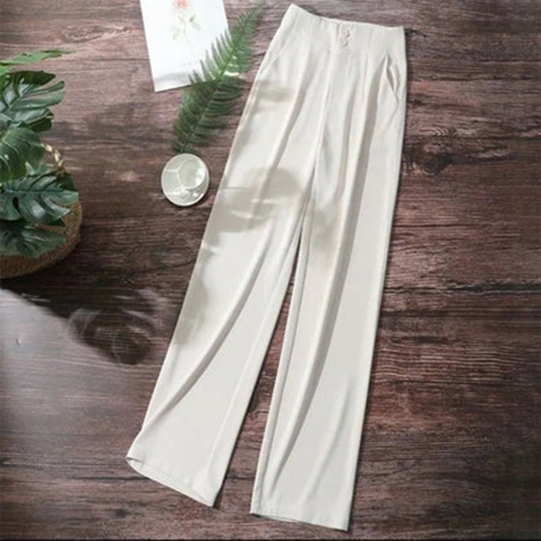 Adalena | Wardrobe-Staple Breathable Linen Ease Pants