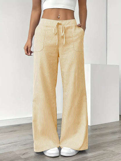 Analena | Wardrobe-Staple Breathable Linen Versatility Pants