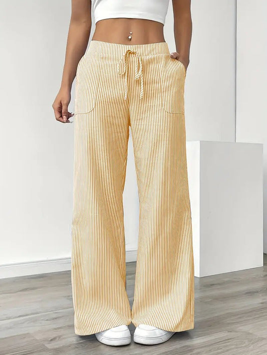 Analena | Wardrobe-Staple Breathable Linen Versatility Pants
