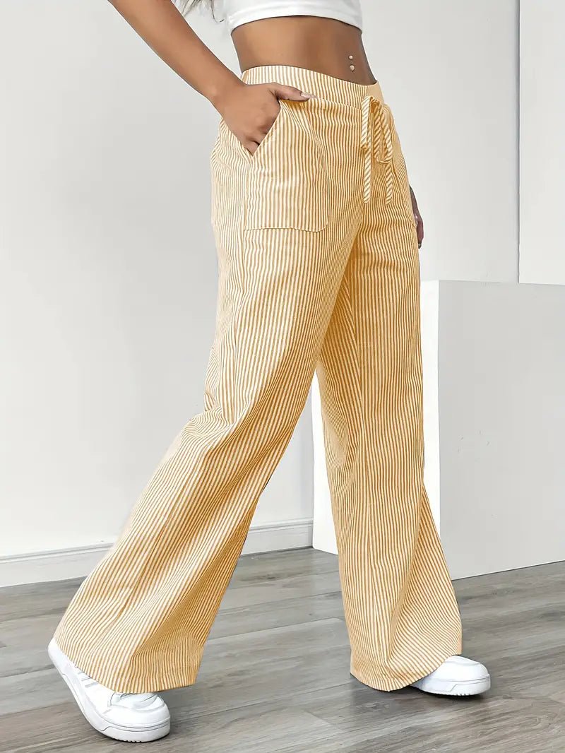 Analena | Wardrobe-Staple Breathable Linen Versatility Pants