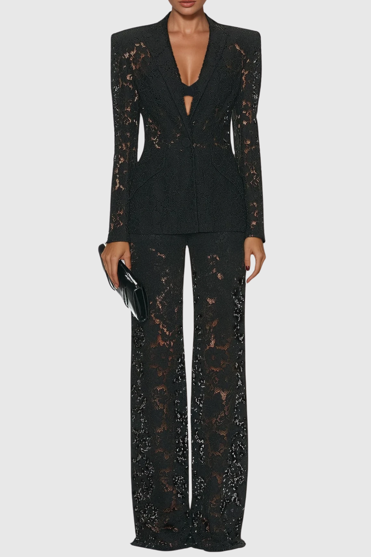 Amelie | Coordinated Lace Blazer Ease Set