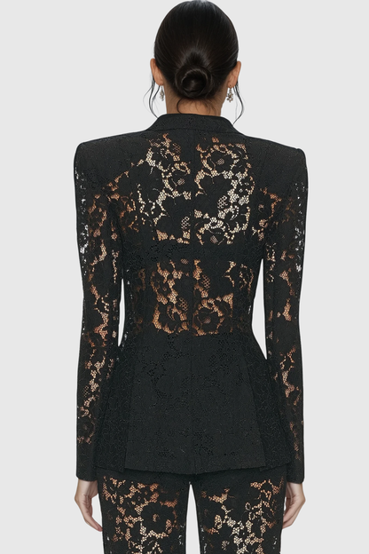 Amelie | Coordinated Lace Blazer Ease Set