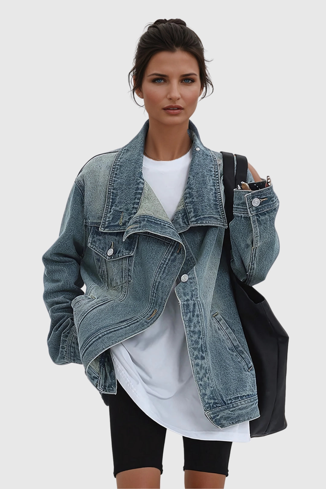 Zola | Cold-Weather Oversized Asymmetric Structure Jacket