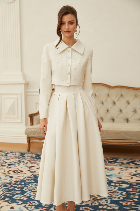 Tatiana | Matching Pearl Embellished Versatility Set