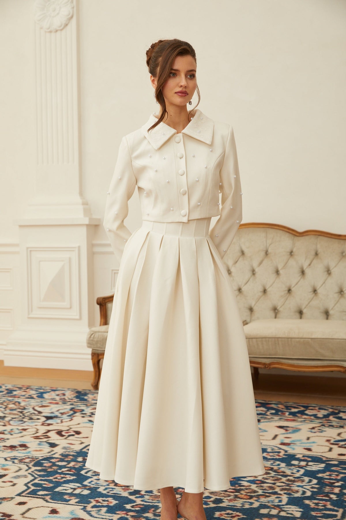 Tatiana | Matching Pearl Embellished Versatility Set