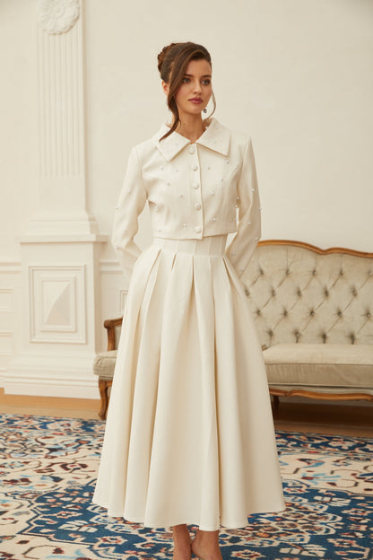 Tatiana | Matching Pearl Embellished Versatility Set