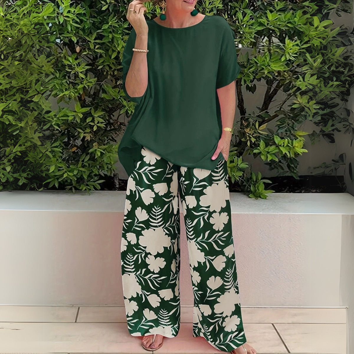 Aresta | Wardrobe-Staple Breathable Wide-Leg Ease Top