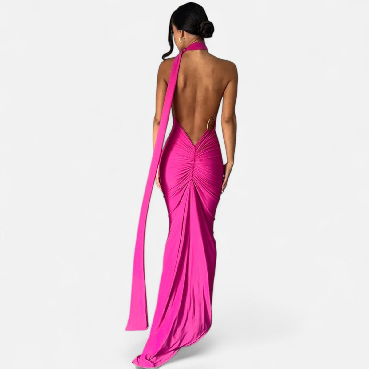 Immacolina | Occasion-Ready Maxi One-Shoulder Shape Dress