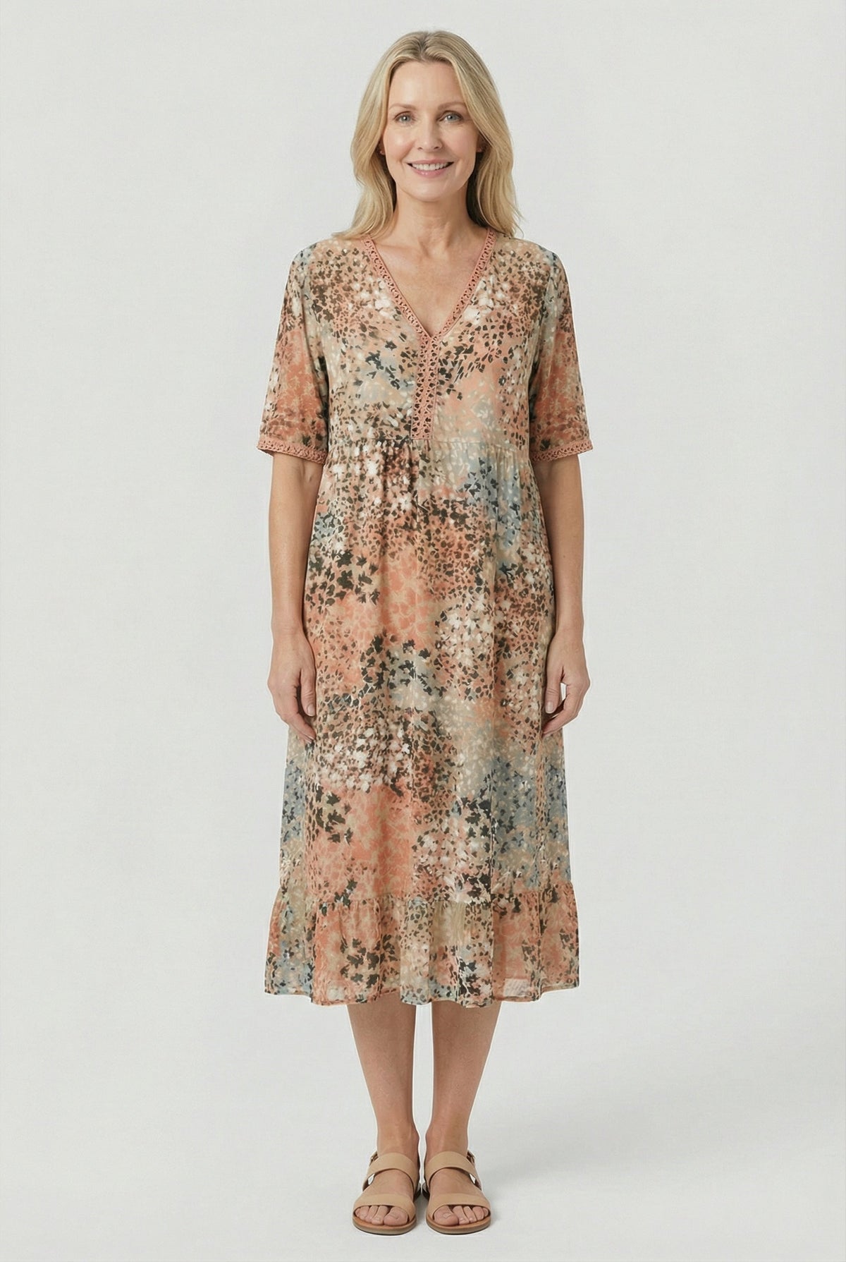 Xenia | City Short Sleeve Charm Dress