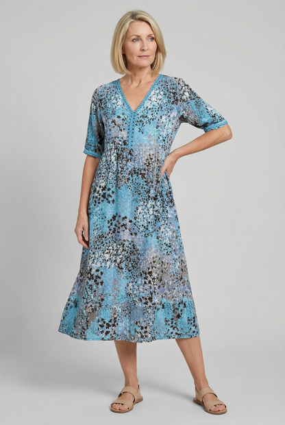 Xenia | City Short Sleeve Charm Dress
