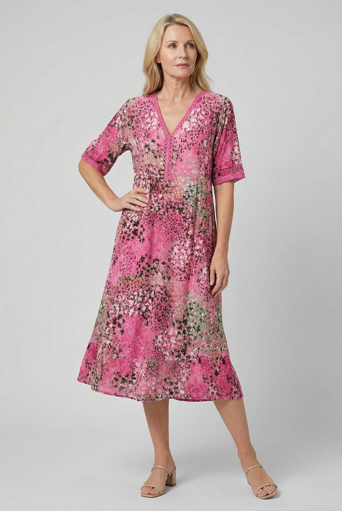 Xenia | City Short Sleeve Charm Dress