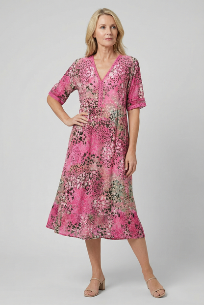 Xenia | City Short Sleeve Charm Dress