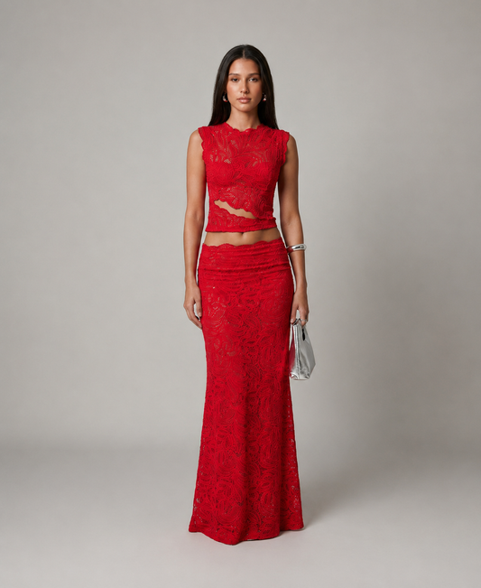 Kalani | Travel-Ready Floral Lace Ease Set