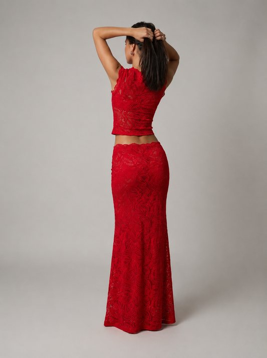 Kalani | Travel-Ready Floral Lace Ease Set