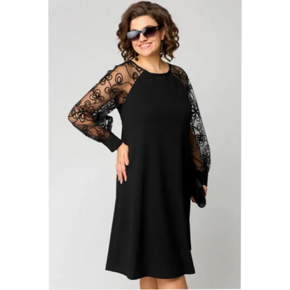 Eufemia | Sun-Soaked Long-Sleeve Lace Sensibility Dress