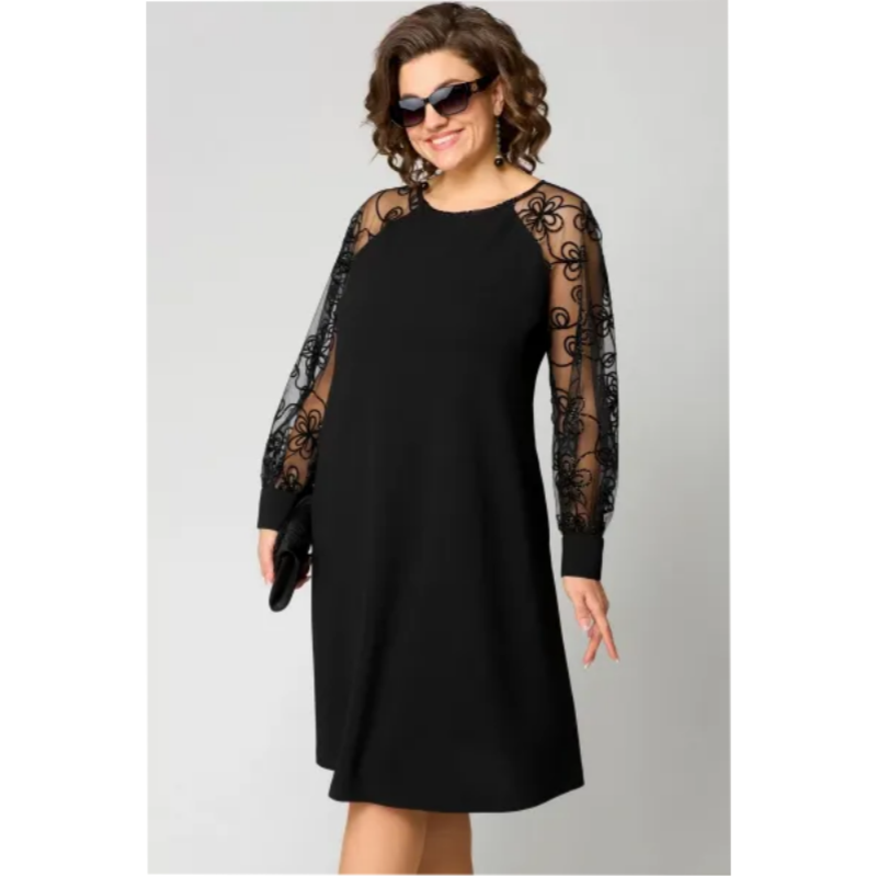 Eufemia | Sun-Soaked Long-Sleeve Lace Sensibility Dress