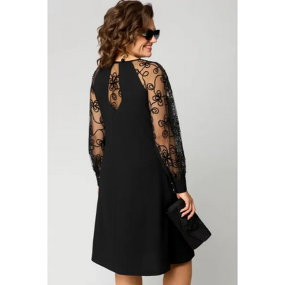 Eufemia | Sun-Soaked Long-Sleeve Lace Sensibility Dress