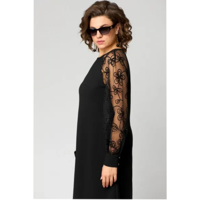 Eufemia | Sun-Soaked Long-Sleeve Lace Sensibility Dress