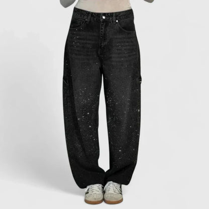 Alcina | Airy High-Waist Straight-Leg Shape Pants