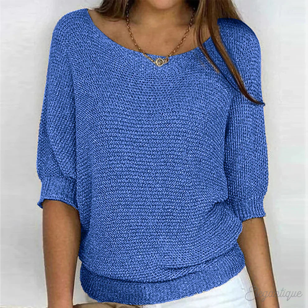 Eunice | Office-Ready Knit Lightweight Fit Top