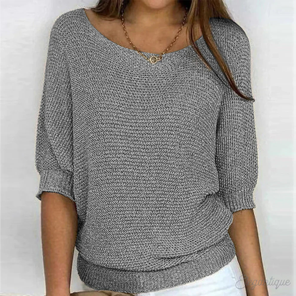 Eunice | Office-Ready Knit Lightweight Fit Top