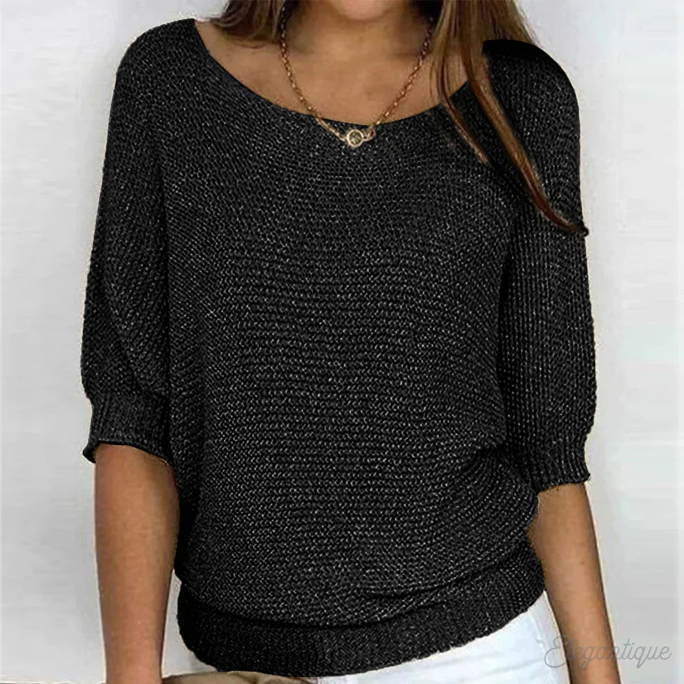 Eunice | Office-Ready Knit Lightweight Fit Top