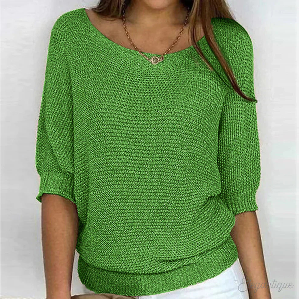 Eunice | Office-Ready Knit Lightweight Fit Top