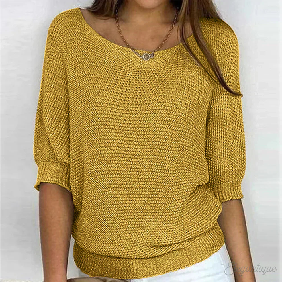 Eunice | Office-Ready Knit Lightweight Fit Top